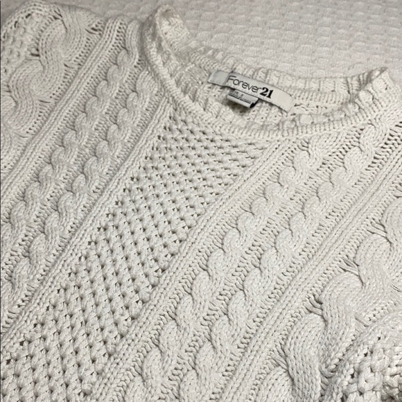 Forever21 Cable Knit Sweater - Picture 2 of 5